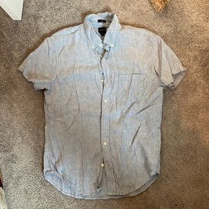 JCrew causal linen button up